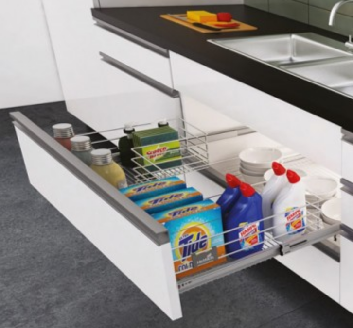 Under Sink Basket with Soft Close for 900mm Under Sink